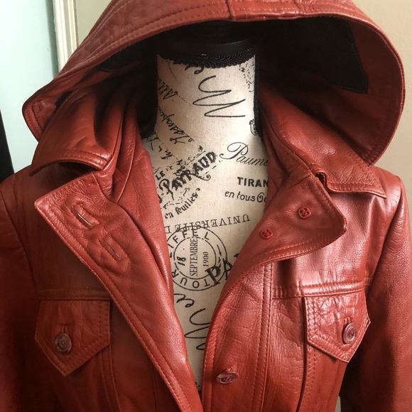 Vintage Wilson leather trench - Picture 2 of 16